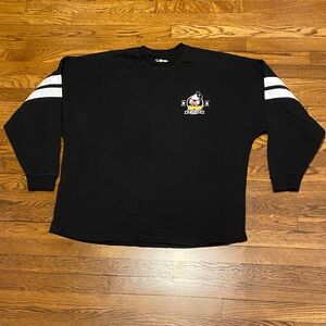Walt Disney Spirit Jersey Mickey Mouse shirt top Woman’s Black XLarge